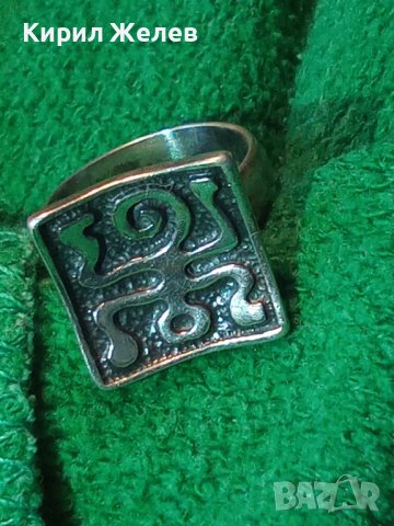 АРТИСТИЧЕН ФЕШЪН АРТ СРЕБЪРЕН ПРЪСТЕН СРЕБРО 925 АВТОРСКА РЪЧНА МАЙСТОРСКА ИЗРАБОТКА 40626