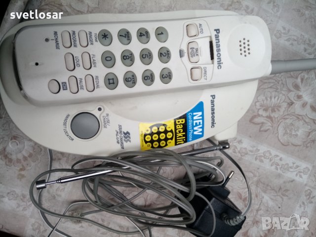 Безжичен телефон Panasonic в Стационарни телефони и факсове в гр ...