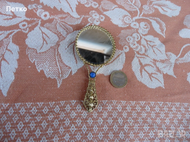 Автентично бронзово огледало  отлично, снимка 6 - Антикварни и старинни предмети - 53130037