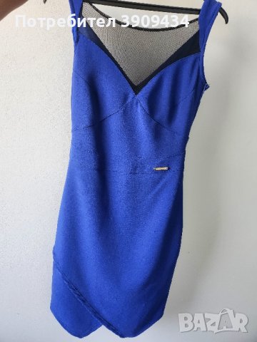 синя официална рокля, снимка 1 - Рокли - 43200127