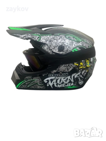 Кросова каска VIRTUE FM 218 SEBASTIAN XL, снимка 2 - Аксесоари и консумативи - 52510807