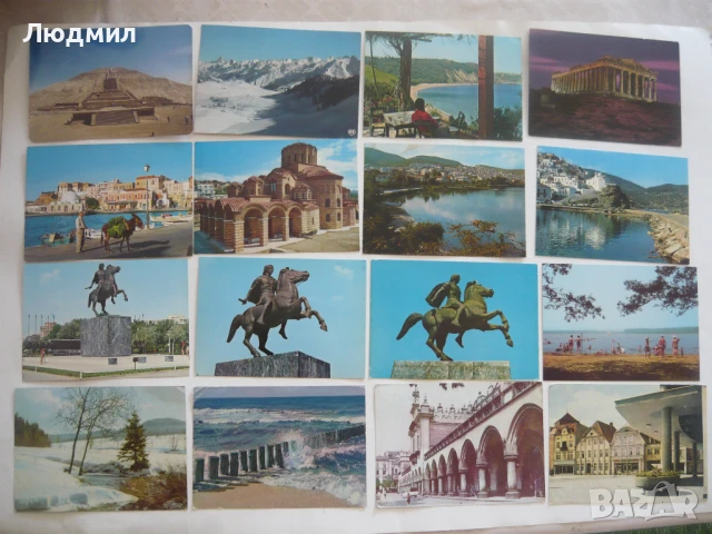 стари пощенски картички с изгледи от много страни, снимка 2 - Колекции - 50517527