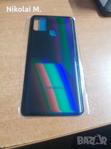 Заден капак за Samsung Galaxy A21s(черен)