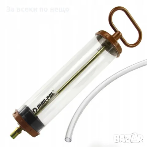 Шприц за масло 400 сс прозрачен MAR-POL, снимка 2 - Други инструменти - 50322604