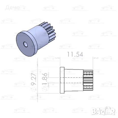 Зъбчатки за касетен дек Technics / Panasonic  1, снимка 7 - Декове - 52573195