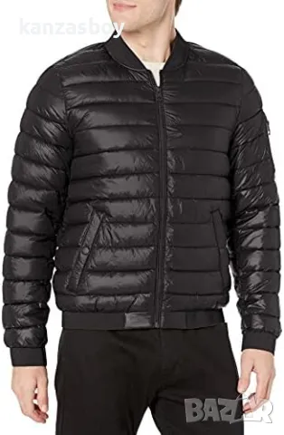 Guess Bomber Puffer Jacket Men's Zip Front - страхотно мъжко яке КАТО НОВО Л, снимка 2 - Якета - 48396592