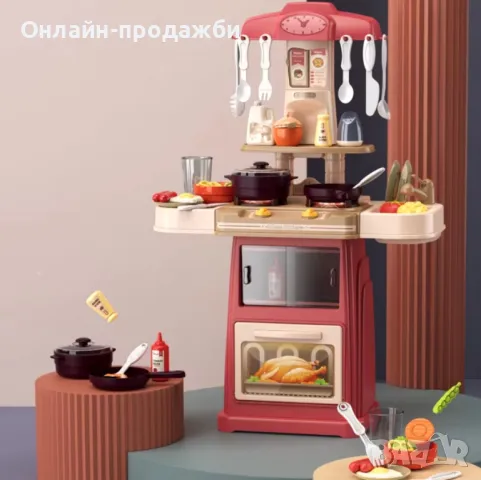 детска кухня за игра , снимка 2 - Играчки за стая - 49329624