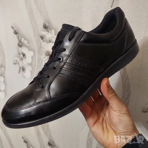 Кожени Обувки ECCO LACE  номер 45, снимка 9 - Ежедневни обувки - 49393888