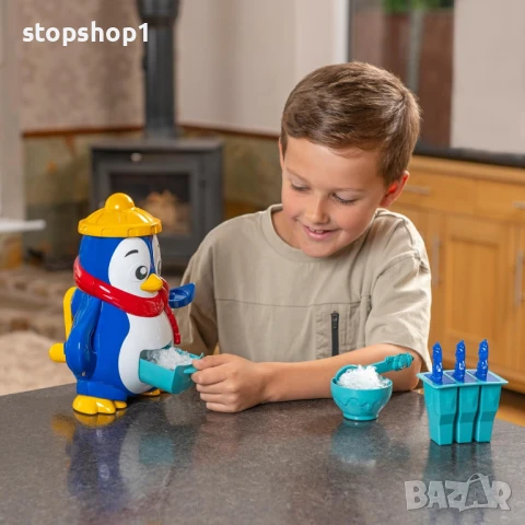 Играчка за лед "Полярен пингвин" | Хрупкава машина за лед с форма на пингвин за деца с форма на куб , снимка 5 - Образователни игри - 50738303