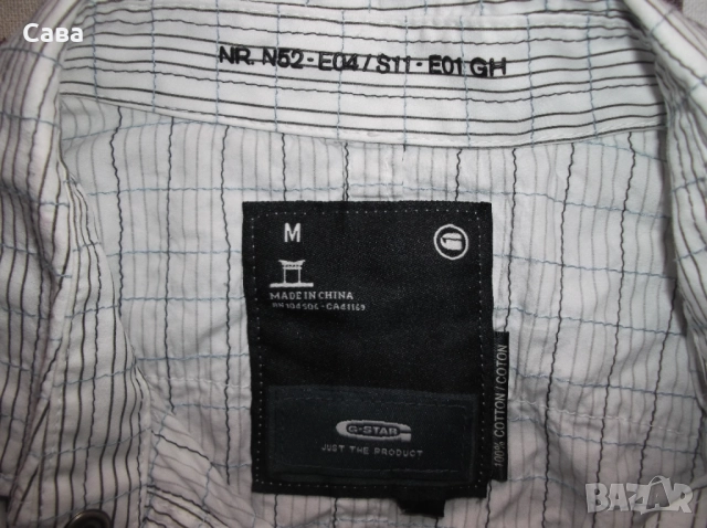 Риза G-STAR  мъжка,М, снимка 8 - Ризи - 52931675