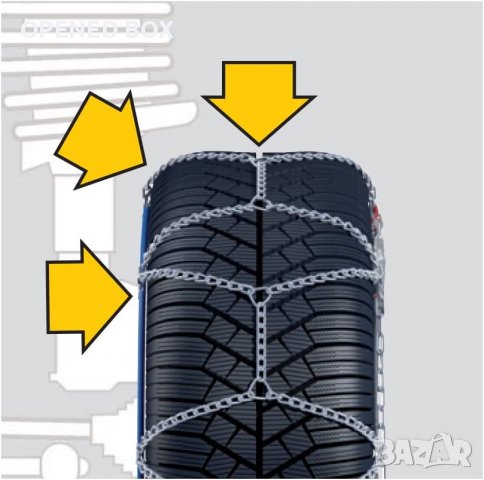 Вериги за сняг THULE König K-Slim 097, снимка 5 - Аксесоари и консумативи - 39481140