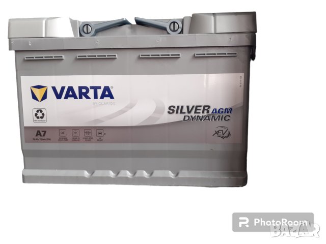 Акумулатор Varta AGM  70  ампера еко цена, снимка 1 - Аксесоари и консумативи - 44061074