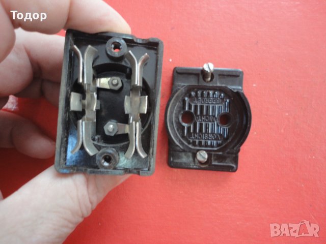 Рядък немски бакелитов разклонител щепсел 3 Райх , снимка 6 - Антикварни и старинни предмети - 43526609