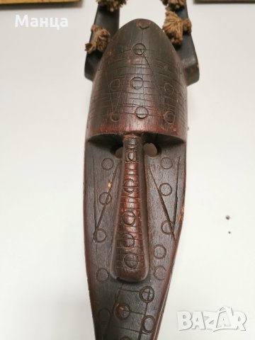 Африканска маска Марка от Мали, снимка 4 - Антикварни и старинни предмети - 35023865