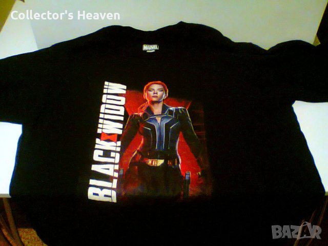 Marvel Black Widow Марвел Черната Вдовица оригинална тениска, снимка 3 - Тениски - 43655434
