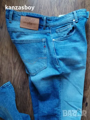 replay grover straight fit jeans - страхотни мъжки дънки КАТО НОВИ 31, снимка 3 - Дънки - 49247332