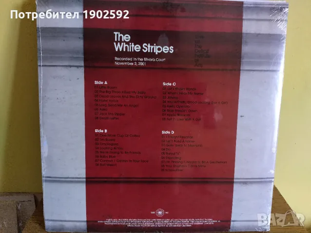  The White Stripes ‎– Live At The Detroit Institute Of Arts , снимка 2 - Грамофонни плочи - 50374286