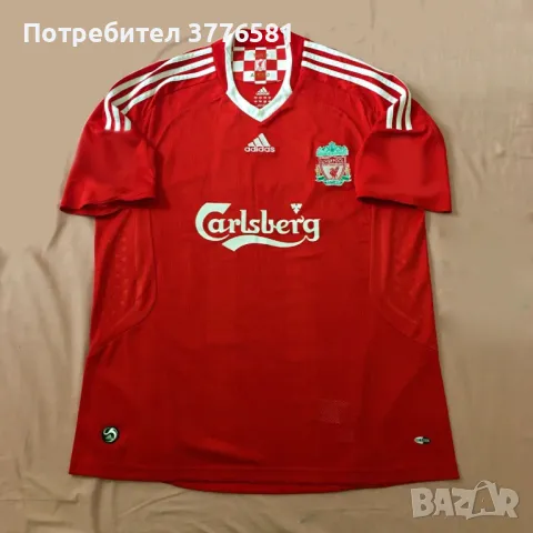 Футболна тениска adidas Liverpool Steven Gerrard 2008 