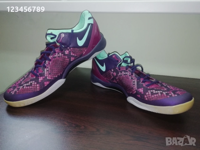 Kobe Bryant Nike 8 VIII Pit Viper Purple Dynasty 2013 US 15 UK 14 49.5, снимка 5 - Спортни обувки - 52586225