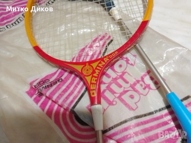 Germina DDR Марков федербал от соца нов, снимка 4 - Тенис - 53539596
