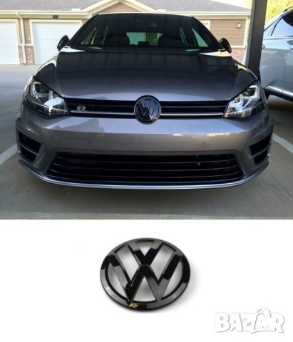 Черный значок VW Golf 6 GTI