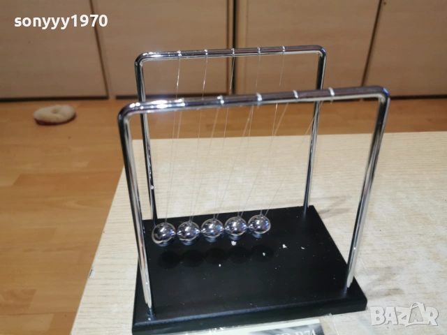 Люлката на Нютон 18Х18Х12СМ 1401261736, снимка 15 - Колекции - 53099163