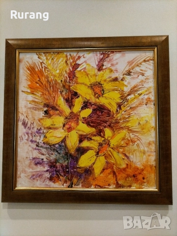 Авторска Маслена живопис,, Сезони ", снимка 3 - Картини - 52973643