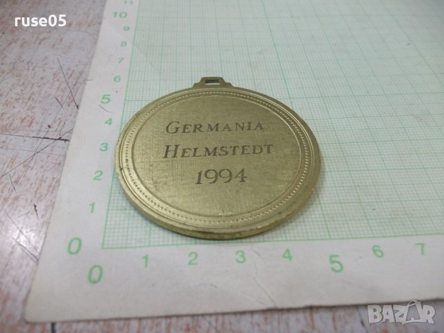 Медал "GERMANIA HELMSTEDT 1994", снимка 3 - Други ценни предмети - 38256644