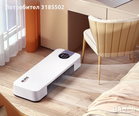 Модерна печка за стенен монтаж,за студено и топло,с двойно предназначение,LED дисплей, снимка 12 - Отоплителни печки - 50928369