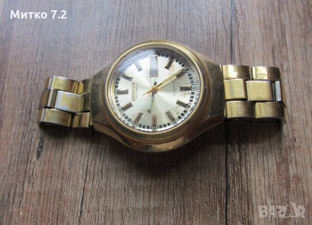 Стар часовник citizen automatic, снимка 3 - Антикварни и старинни предмети - 33184358