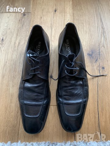 Елегантни черни обувки Rollmann, снимка 2 - Официални обувки - 32407844