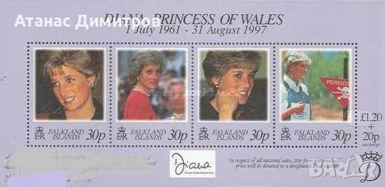 Чисти марки и блокове Принцеса Даяна , снимка 3 - Филателия - 38290058