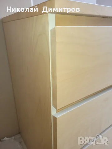 Продавам шкаф фурнир с 3 чекмеджета, снимка 3 - Шкафове - 49853446