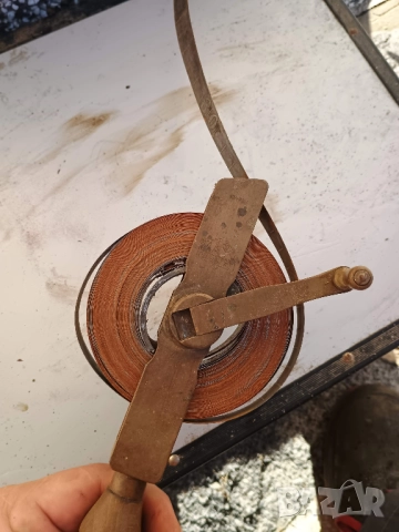 стара ролетка (измервателна лента)..MASS QUALITÄT.., снимка 2 - Антикварни и старинни предмети - 52537411