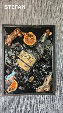 Картина с епоксидна смола – ръчна изработка, арт подарък 