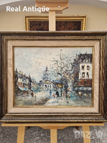 Уникална майсторска авторска картина масло върху платно , снимка 3 - Картини - 51508270