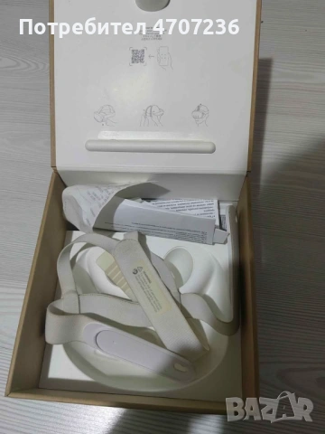 Quest 3 128 GB +Bobovr s3Pro head strap+kiwi facial interface+ кабел CкъмC 5метра още е в гаранция!, снимка 8 - Други игри и конзоли - 53077119