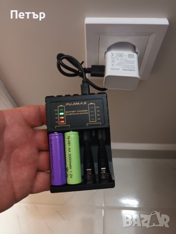 Зарядно за презареждащи батерии, зареждачка, НОВО, 1.5V, АА, ААА, снимка 7 - Друга електроника - 43991302