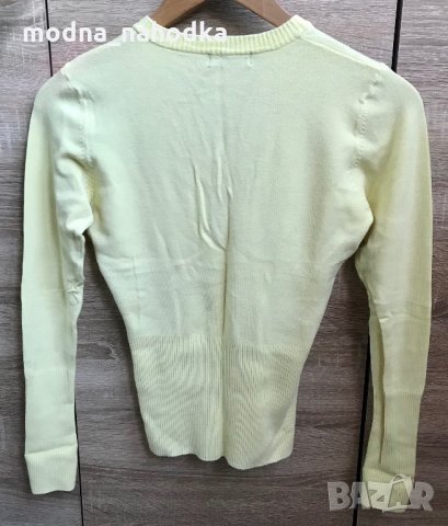 Жълта дамска блуза размер S, снимка 3 - Блузи с дълъг ръкав и пуловери - 35179050