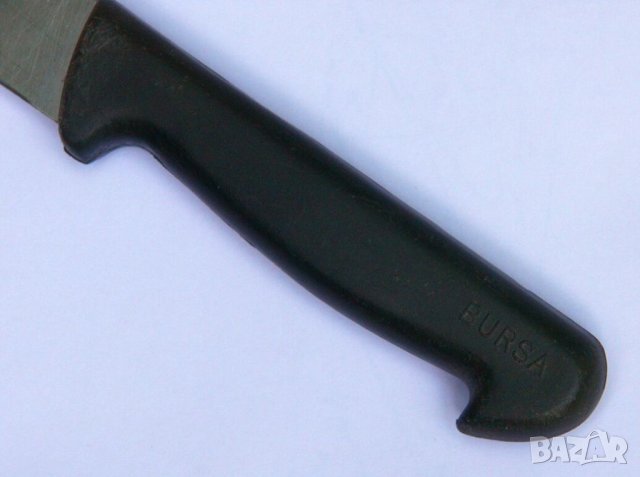 Оригинал Универсален Кухненски НОЖ 255 мм тип Прав “BURSA“ неръждаема стомана посуда за кухня БАРТЕР, снимка 3 - Други - 43918770