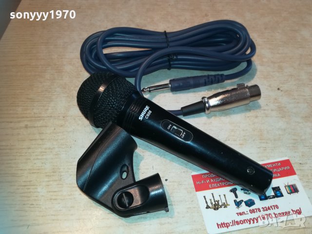 shure c608 profi mic+кабел и държач 2603211004, снимка 3 - Микрофони - 32308086