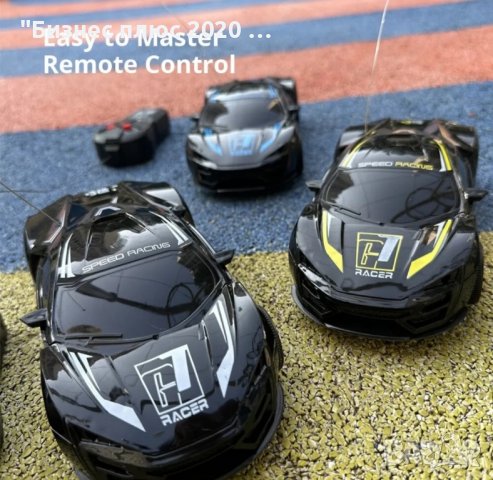 Детска състезателна кола с дистанционно управление черна АХ-2308, снимка 4 - Коли, камиони, мотори, писти - 43084551