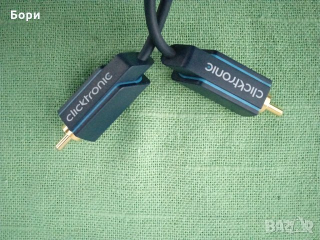 CLICKTRONIC кабел 3.5 към 2 х чинч  15 метра, снимка 3 - Други - 35182632