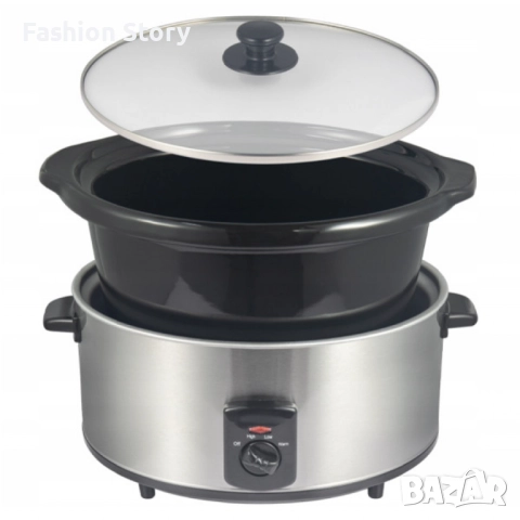 Slow Cooker тенджера Royalty Line SLC1012/SLC1013 – спестява време, съхранява вкуса, снимка 2 - Съдове за готвене - 51864550