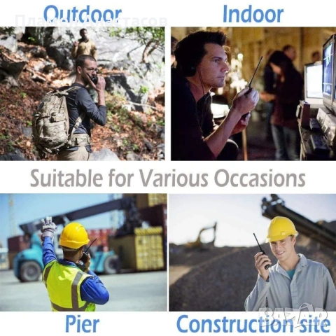 eSynic UV-5R Dual Band VHF/UHF уоки-токи – камуфлажна радиостанция за лов и туризъм, снимка 2 - Друга електроника - 53296990