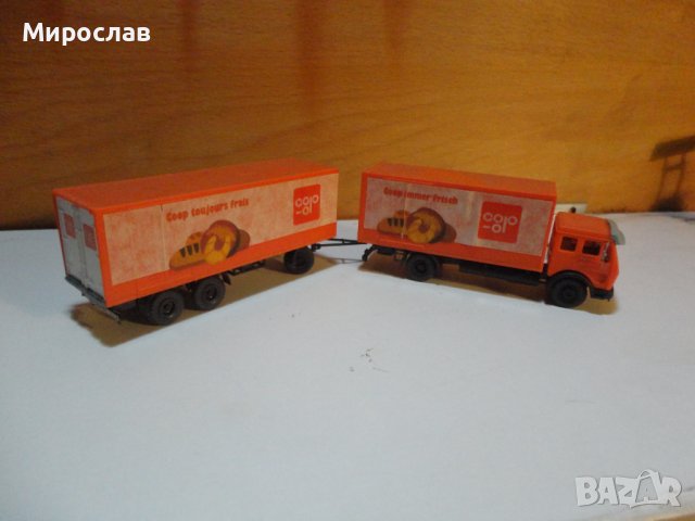 KIBRI? HO 1/87 КАМИОН MERCEDES УМАЛЕН МОДЕЛ, снимка 5 - Колекции - 40767802