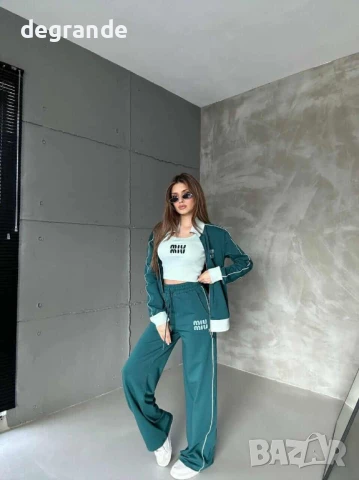 Дамски спортен сет от три части на MiuMiu, снимка 2 - Спортни екипи - 51054963