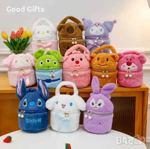 Плюшена чанта Hello Kitty Kuromi, Hello Kitty Melody чанта, снимка 8 - Плюшени играчки - 49157895