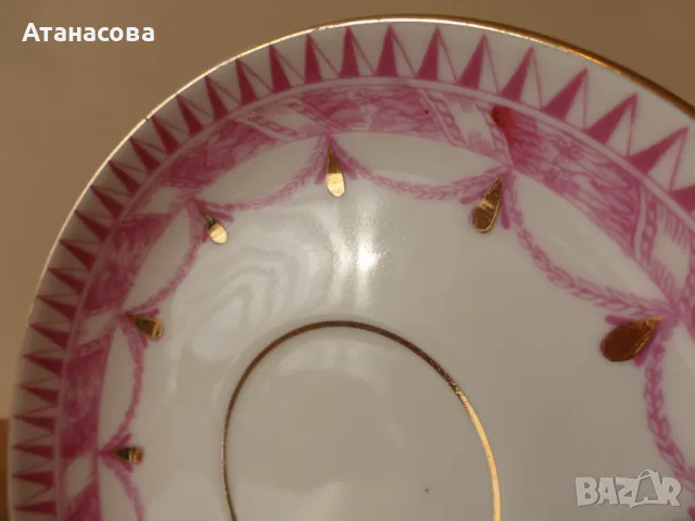 Руска порцеланова чинийка ЛФЗ 1970 г чиния, снимка 3 - Чинии - 49249542