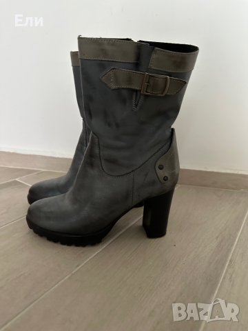 Кожени боти 36 номер💗, снимка 2 - Дамски боти - 43828785